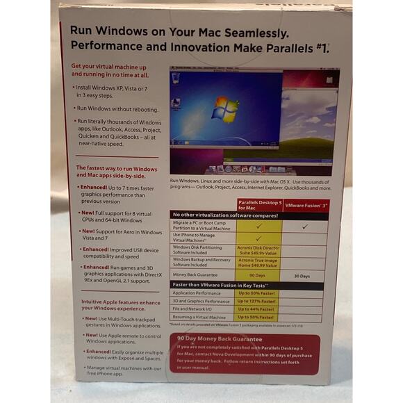 Parallels Desktop 5 for Mac Software - Run Windows On your Mac Without Rebooting - Picture 4 of 8